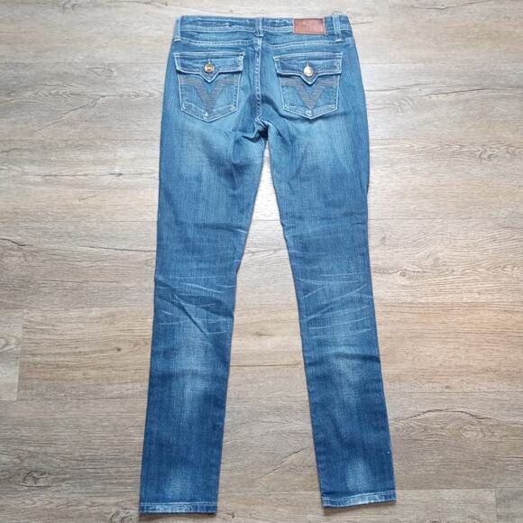 Vigoss Stretch Fit / Skinny Denim Jeans Size 7 Inseam 31.5 - Picture 3 of 5